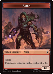 Wall // Alien Double-Sided Token [Marvel Super Heroes Tokens] | Empire Gaming NC