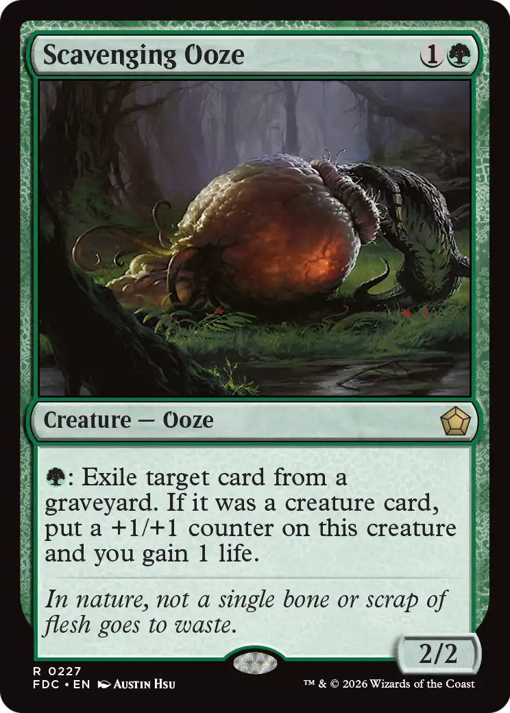Scavenging Ooze [Foundations Commander] | Empire Gaming NC