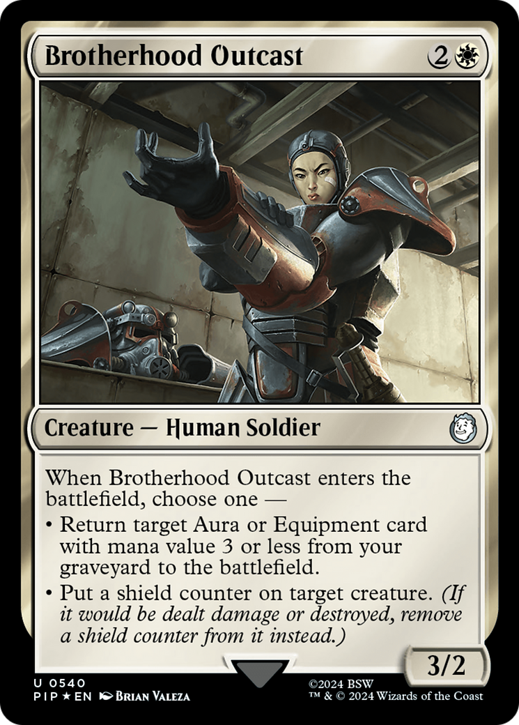 Brotherhood Outcast (Surge Foil) [Fallout] | Empire Gaming NC