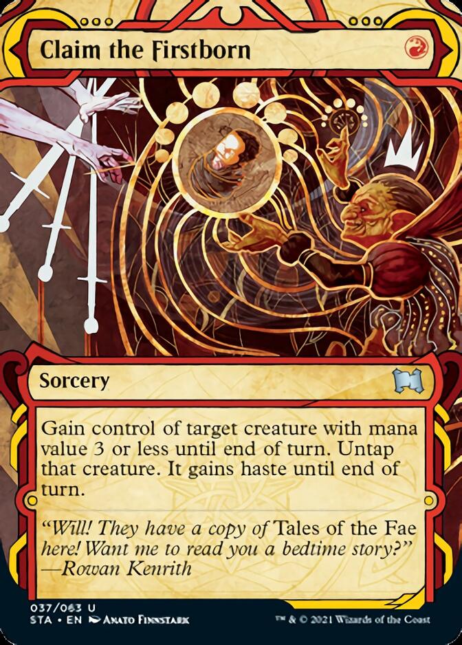 Claim the Firstborn (Foil Etched) [Strixhaven: Mystical Archive] | Empire Gaming NC