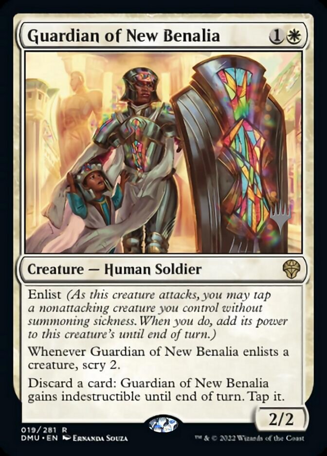 Guardian of New Benalia (Promo Pack) [Dominaria United Promos] | Empire Gaming NC