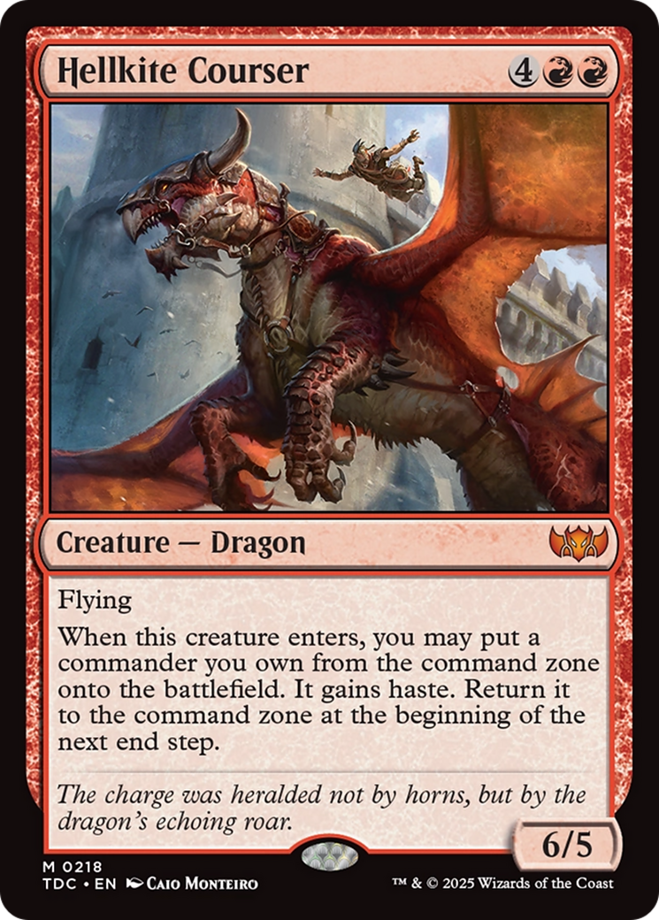 Hellkite Courser [Tarkir: Dragonstorm Commander] | Empire Gaming NC