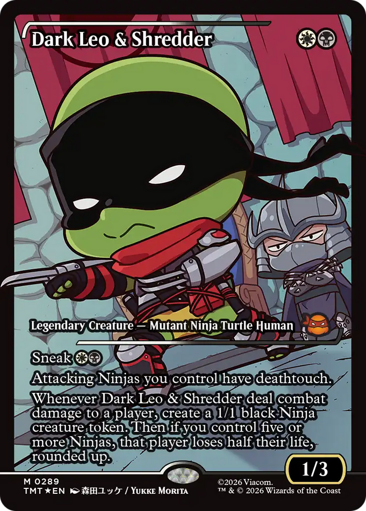 Dark Leo & Shredder (Showcase) [Teenage Mutant Ninja Turtles] | Empire Gaming NC