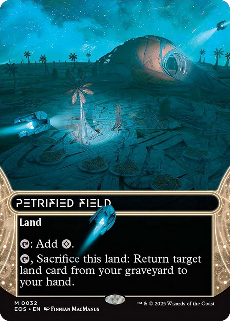 Petrified Field (0032) (Borderless) [Edge of Eternities: Stellar Sights] | Empire Gaming NC