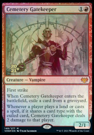 Cemetery Gatekeeper [Innistrad: Crimson Vow Prerelease Promos] | Empire Gaming NC