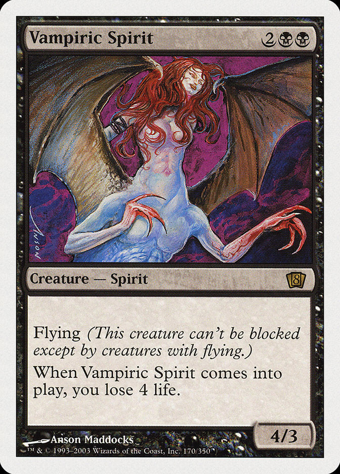 Vampiric Spirit (8th Edition) [Oversize Cards] | Empire Gaming NC