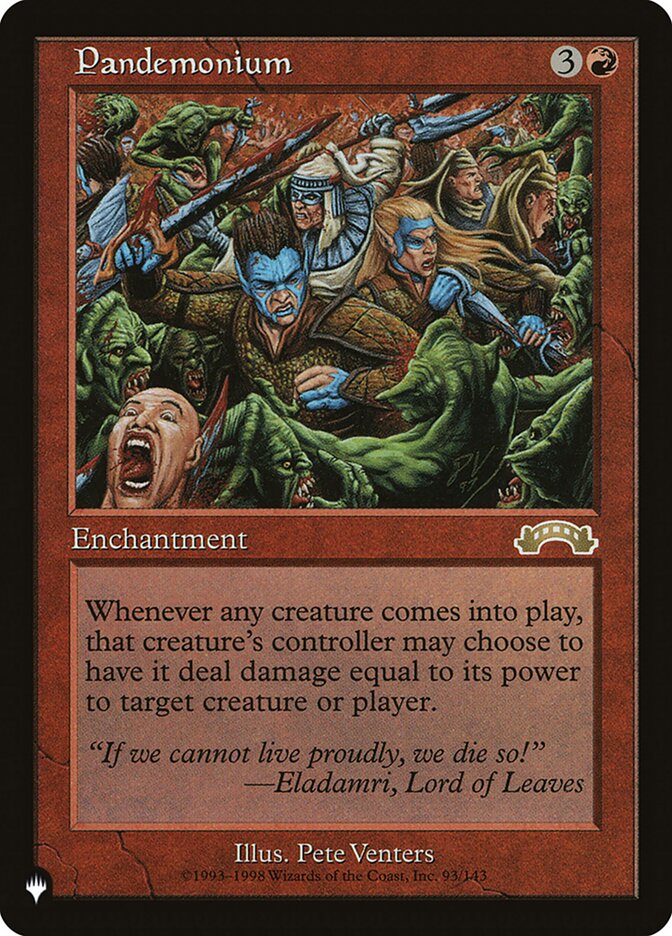 Pandemonium [The List] | Empire Gaming NC