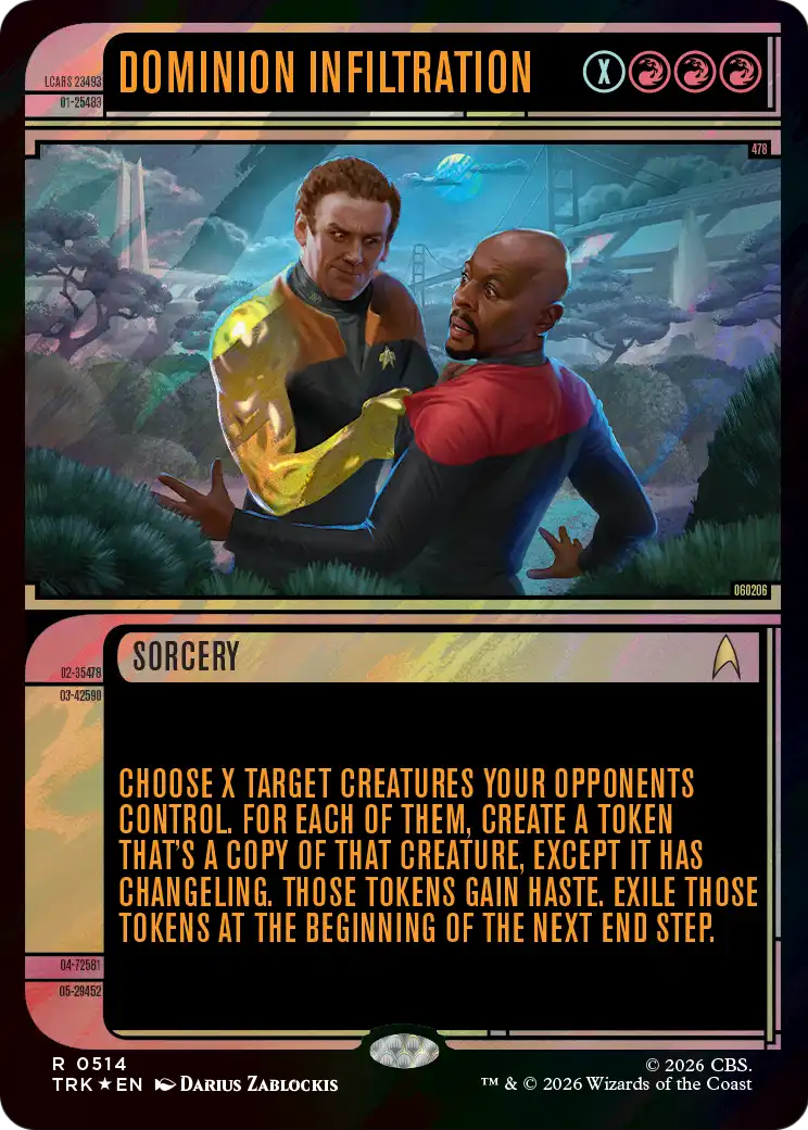 Dominion Infiltration (Showcase) (Surge Foil) [Star Trek] | Empire Gaming NC