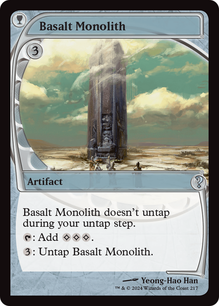 Basalt Monolith (Future Sight) [Mystery Booster 2] | Empire Gaming NC