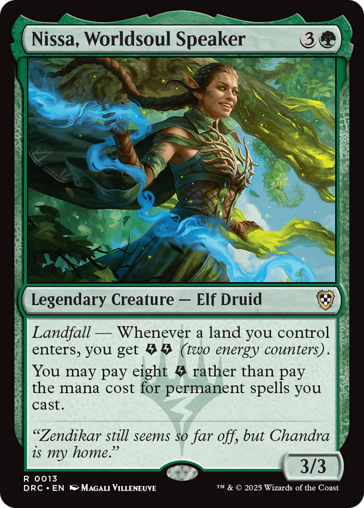 Nissa, Worldsoul Speaker [Aetherdrift Commander] | Empire Gaming NC