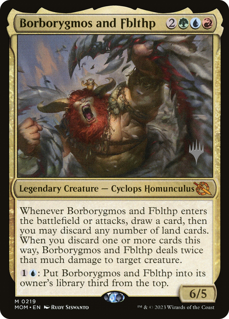 Borborygmos and Fblthp (Promo Pack) [March of the Machine Promos] | Empire Gaming NC