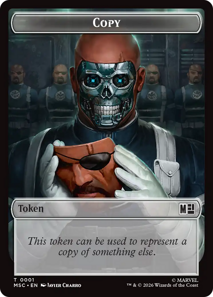 Soldier // Copy Double-Sided Token [Marvel Super Heroes Commander Tokens] | Empire Gaming NC