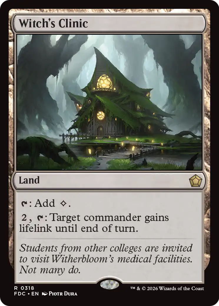 Witch's Clinic [Foundations Commander] | Empire Gaming NC