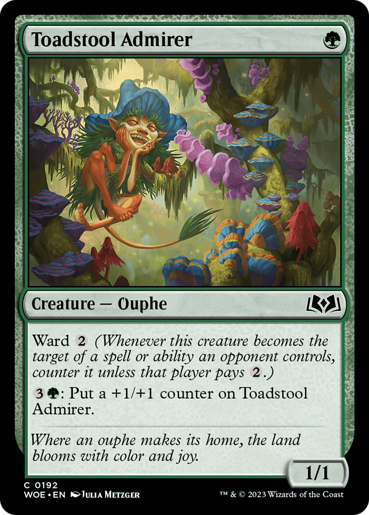 Toadstool Admirer [Wilds of Eldraine] | Empire Gaming NC