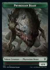 Phyrexian Beast // Wurm Double-Sided Token [Commander Legends: Battle for Baldur's Gate Tokens] | Empire Gaming NC