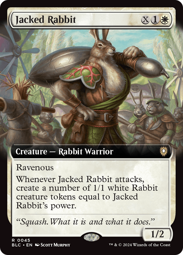 Jacked Rabbit (Extended Art) [Bloomburrow Commander] | Empire Gaming NC