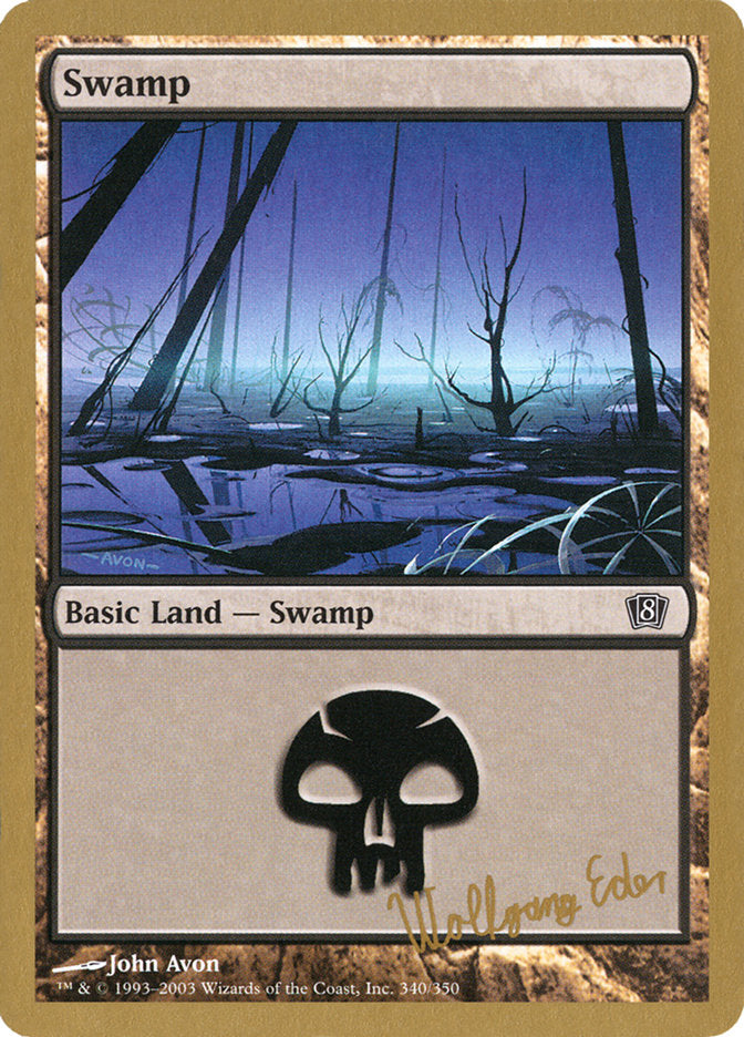 Swamp (we340) (Wolfgang Eder) [World Championship Decks 2003] | Empire Gaming NC