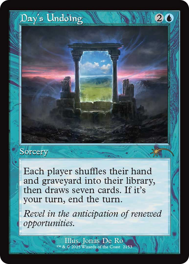 Day's Undoing (Retro Frame) [Secret Lair Drop Series] | Empire Gaming NC