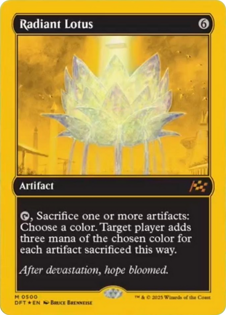 Radiant Lotus (First-Place Foil) [Aetherdrift] | Empire Gaming NC