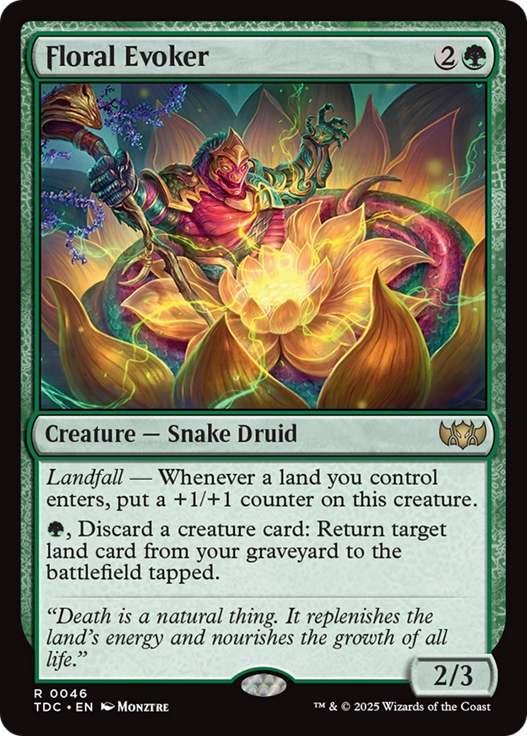 Floral Evoker [Tarkir: Dragonstorm Commander] | Empire Gaming NC