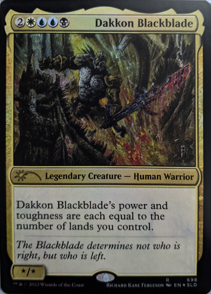 Dakkon Blackblade [Secret Lair Drop Promos] | Empire Gaming NC