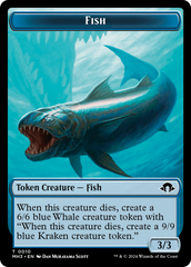 Eldrazi Spawn // Fish Double-Sided Token [Modern Horizons 3 Tokens] | Empire Gaming NC