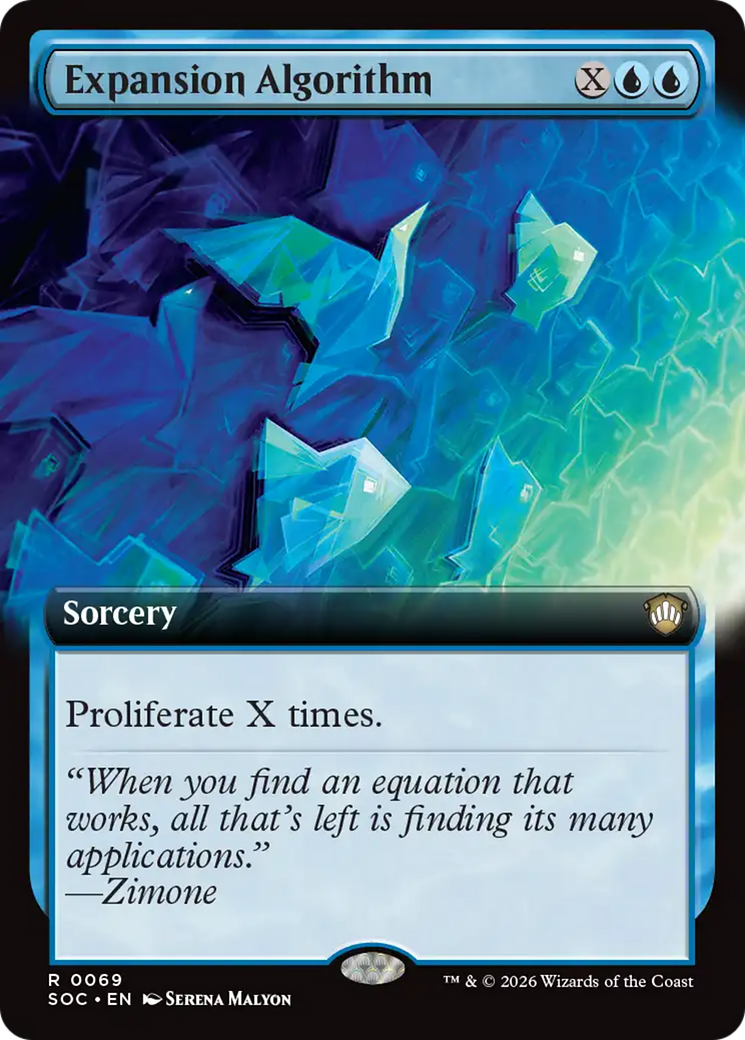 Expansion Algorithm (Extended Art) [Secrets of Strixhaven Commander] | Empire Gaming NC
