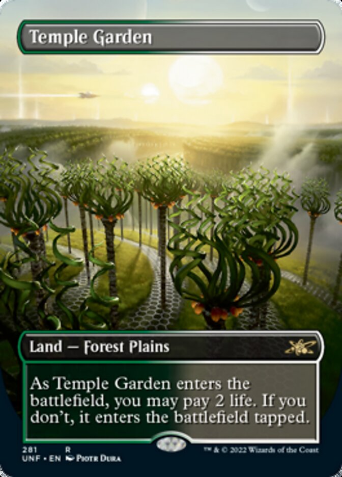 Temple Garden (Borderless) [Unfinity] | Empire Gaming NC