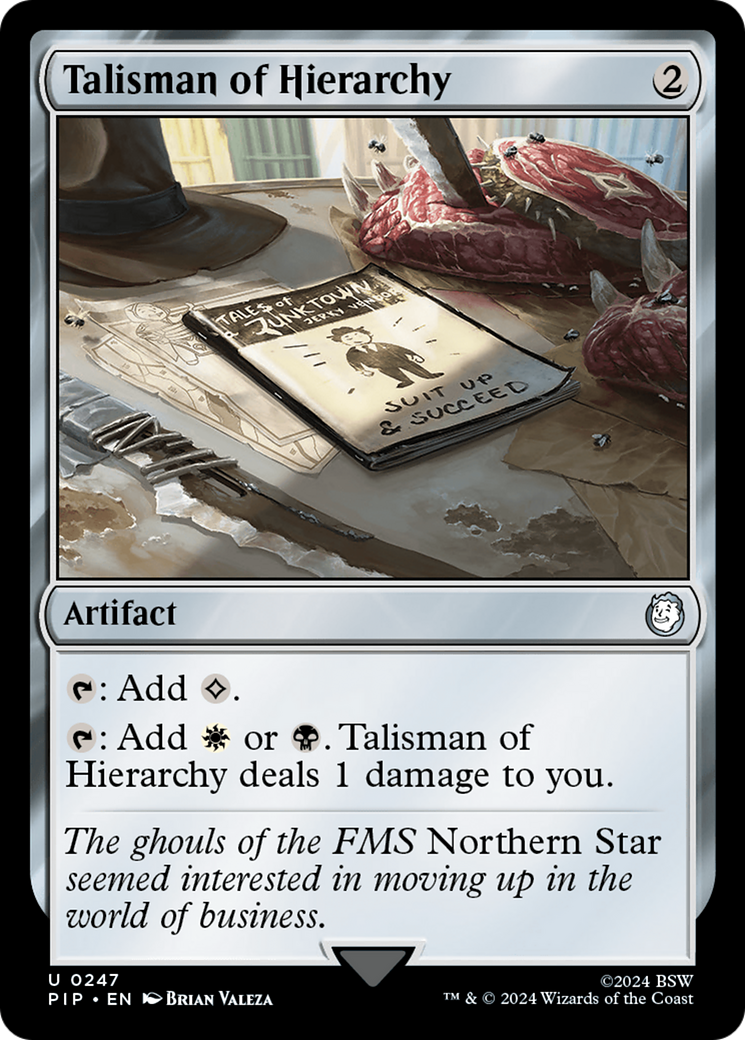 Talisman of Hierarchy [Fallout] | Empire Gaming NC