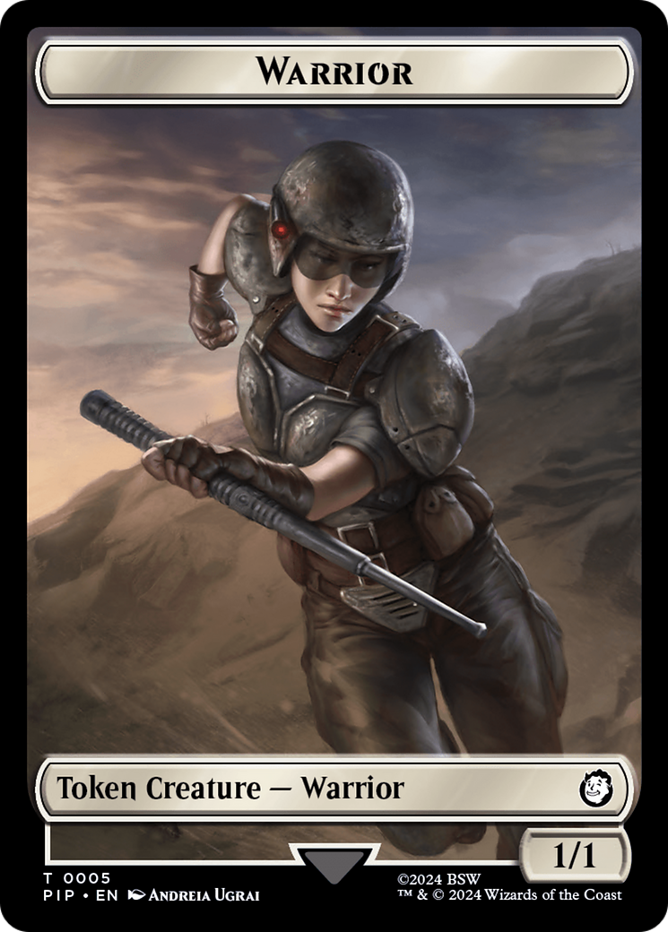 Energy Reserve // Warrior Double-Sided Token [Fallout Tokens] | Empire Gaming NC