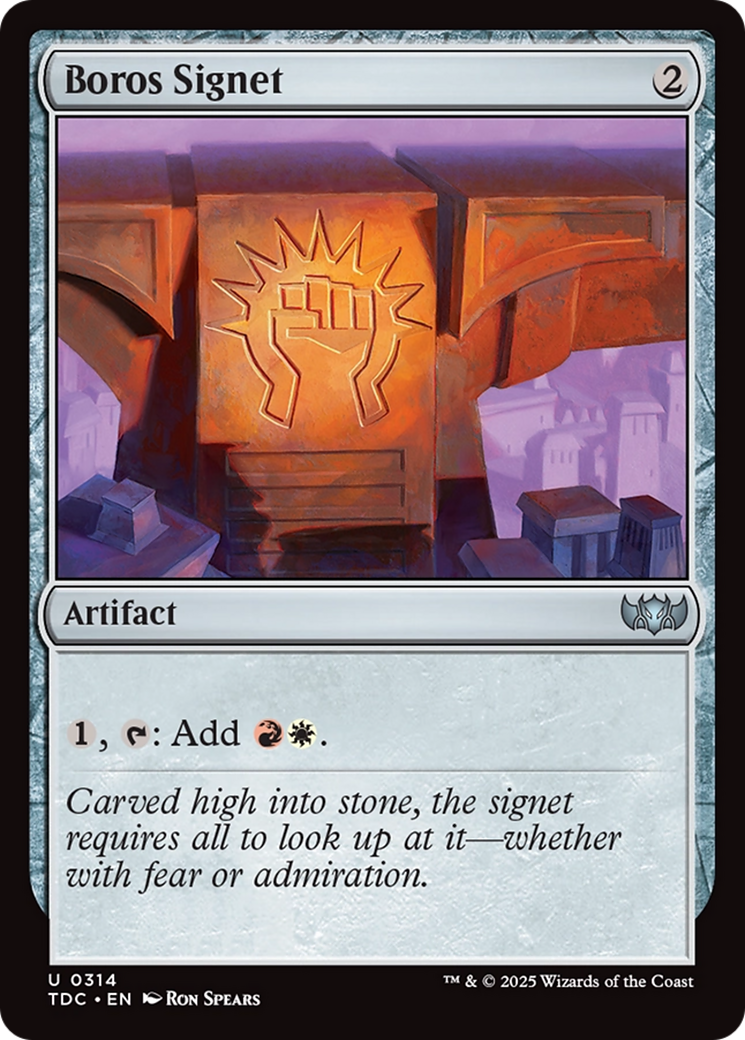 Boros Signet [Tarkir: Dragonstorm Commander] | Empire Gaming NC