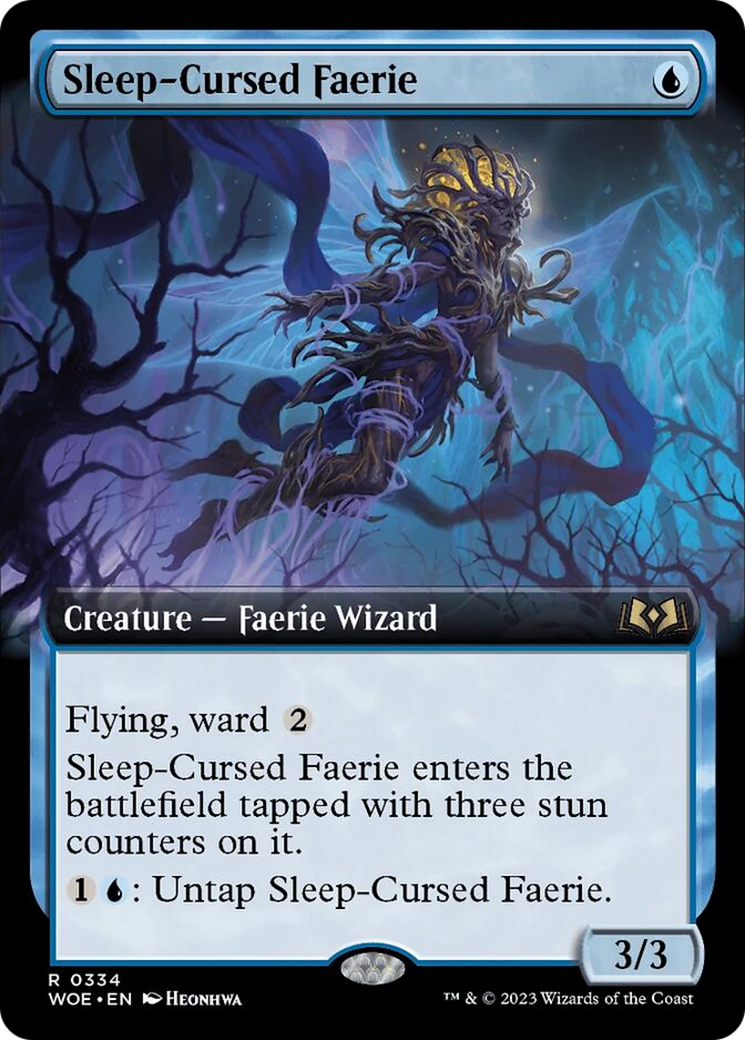 Sleep-Cursed Faerie (Extended Art) [Wilds of Eldraine] | Empire Gaming NC