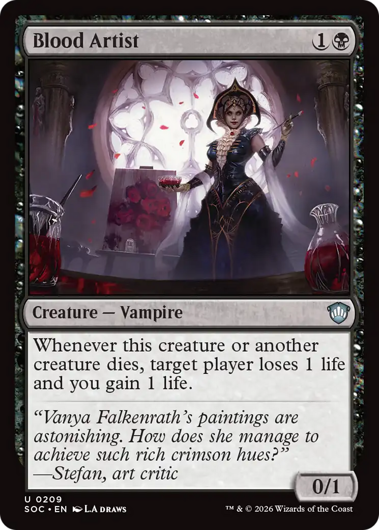 Blood Artist [Secrets of Strixhaven Commander] | Empire Gaming NC