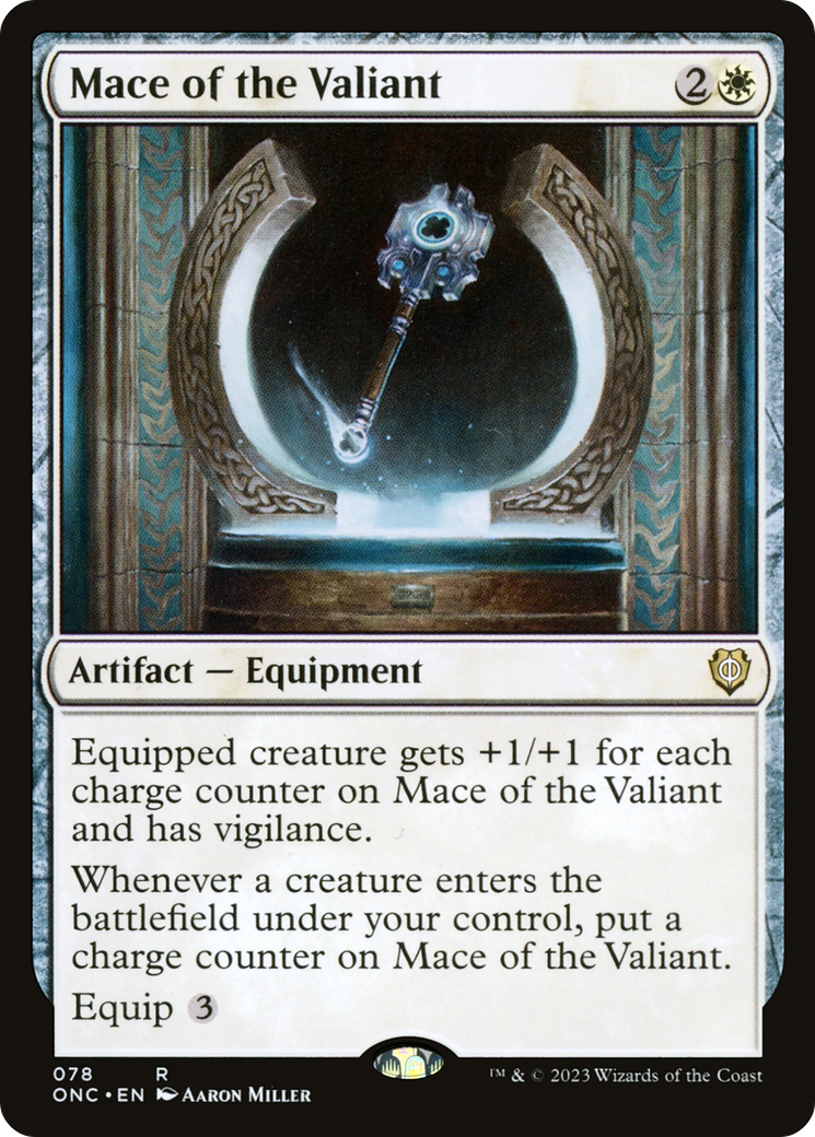 Mace of the Valiant [Phyrexia: All Will Be One Commander] | Empire Gaming NC