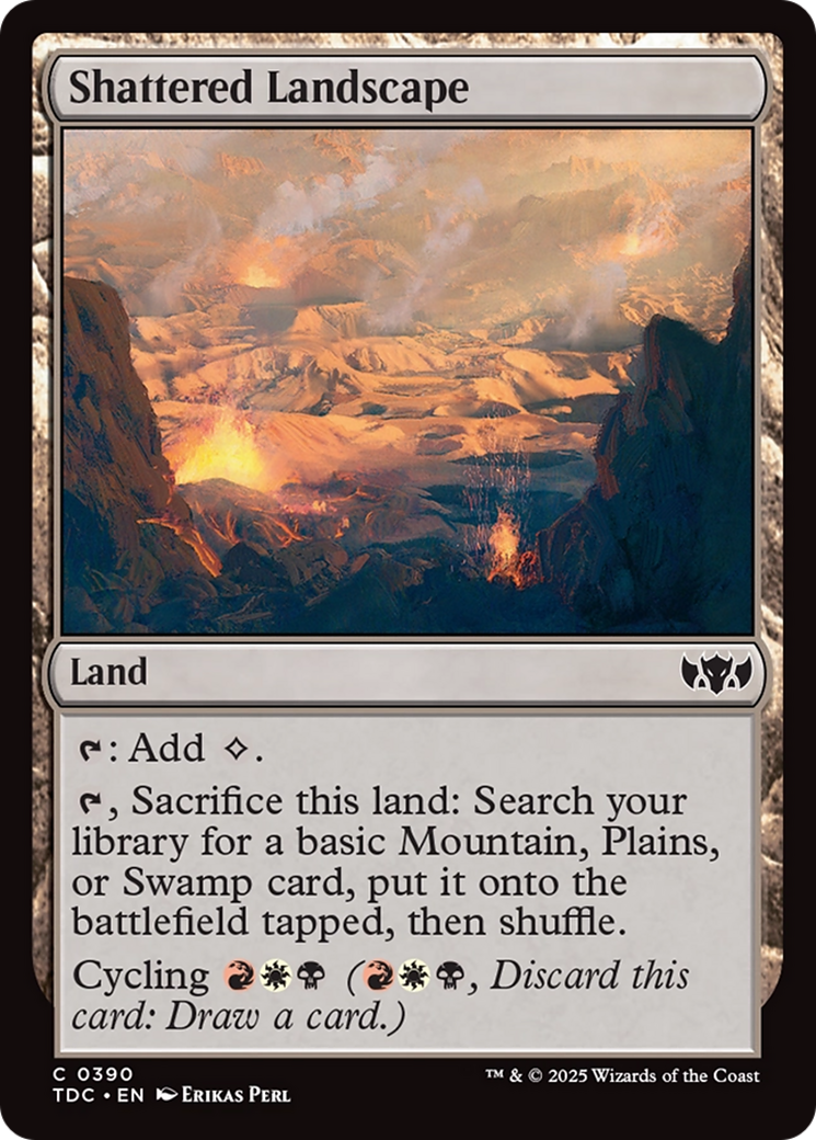 Shattered Landscape [Tarkir: Dragonstorm Commander] | Empire Gaming NC