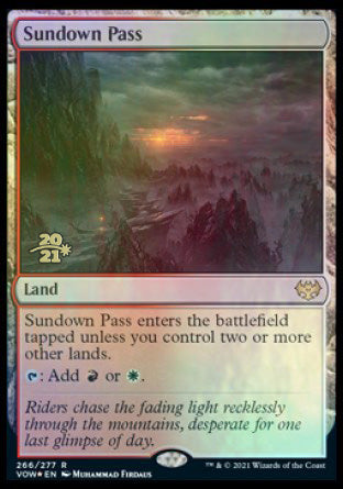 Sundown Pass [Innistrad: Crimson Vow Prerelease Promos] | Empire Gaming NC