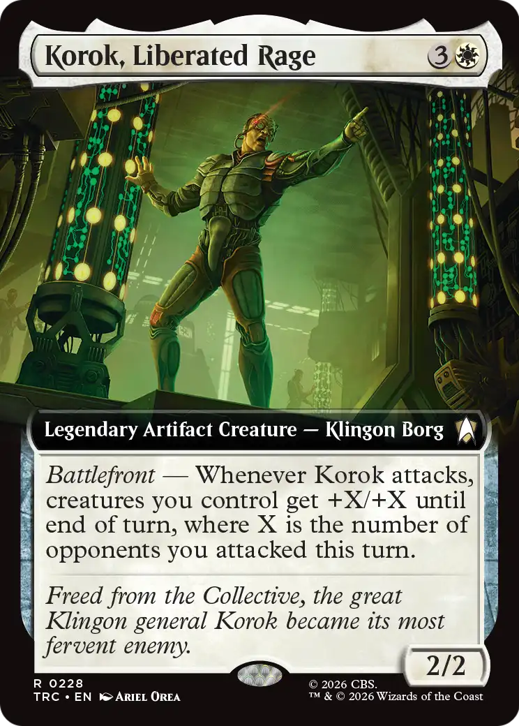 Korok, Liberated Rage (Extended Art) [Star Trek Commander] | Empire Gaming NC