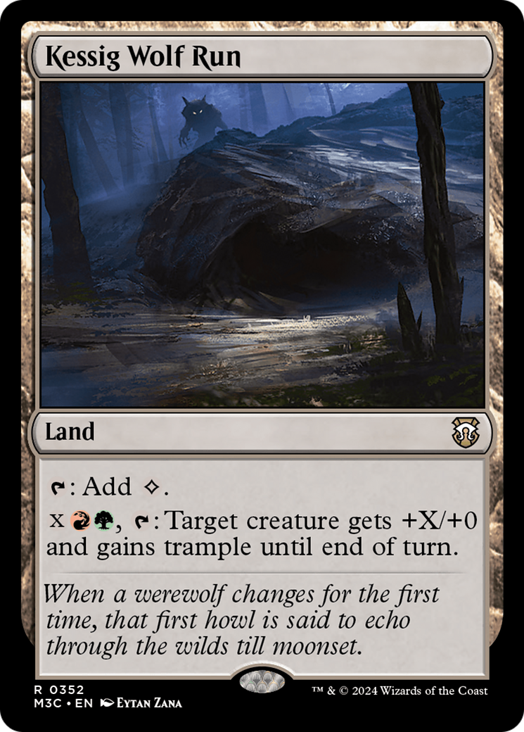 Kessig Wolf Run (Ripple Foil) [Modern Horizons 3 Commander] | Empire Gaming NC