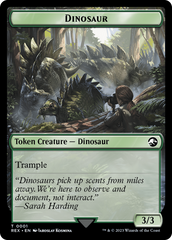 Copy // Dinosaur (0001) Double-Sided Token [The Lost Caverns of Ixalan Tokens] | Empire Gaming NC