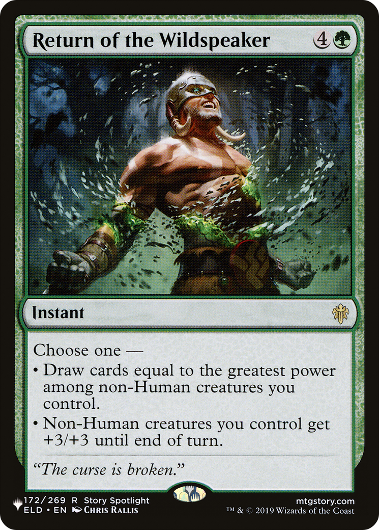 Return of the Wildspeaker [The List] | Empire Gaming NC