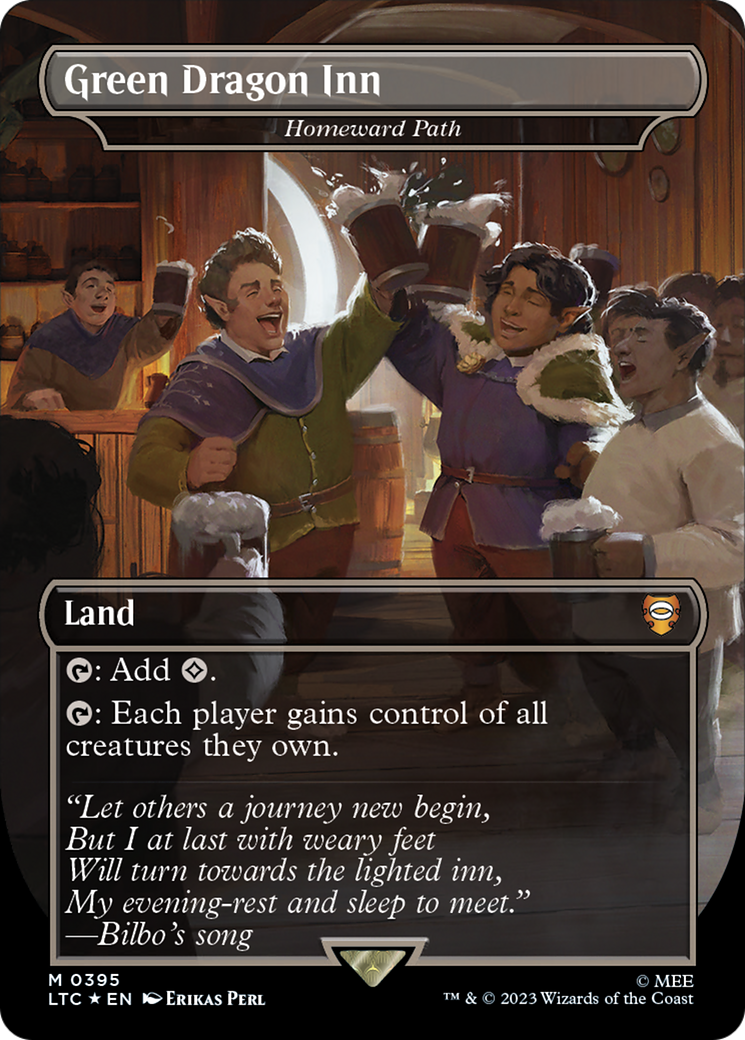 Green Dragon Inn - Homeward Path (Surge Foil Realms and Relics) [The Lord of the Rings: Tales of Middle-Earth Commander] | Empire Gaming NC