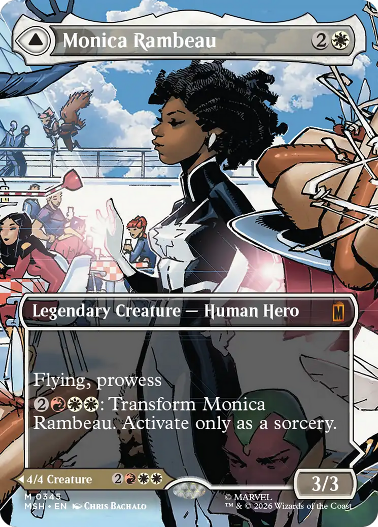 Monica Rambeau (Borderless) (0345) [Marvel Super Heroes] | Empire Gaming NC