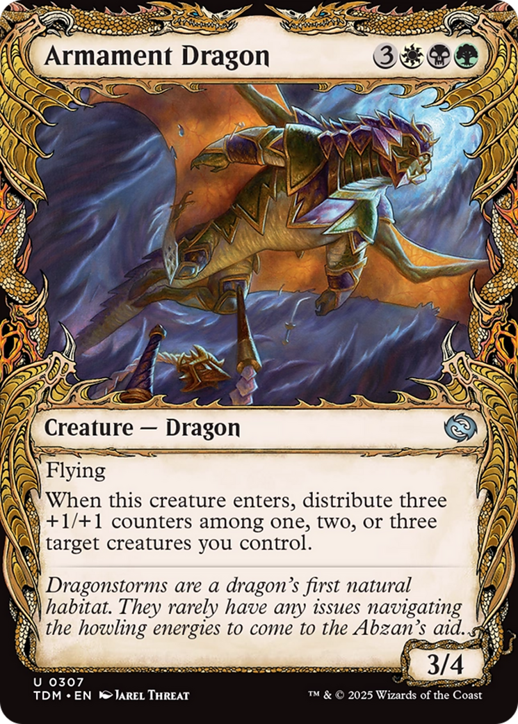 Armament Dragon (Showcase) [Tarkir: Dragonstorm] | Empire Gaming NC