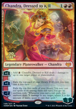 Chandra, Dressed to Kill [Innistrad: Crimson Vow Prerelease Promos] | Empire Gaming NC