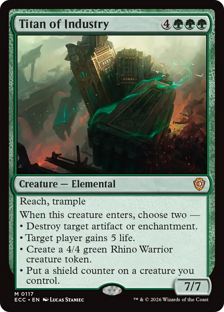 Titan of Industry [Lorwyn Eclipsed Commander] | Empire Gaming NC