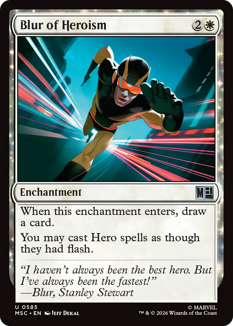 Blur of Heroism [Marvel Super Heroes Commander] | Empire Gaming NC