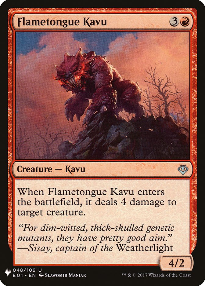 Flametongue Kavu [Mystery Booster] | Empire Gaming NC