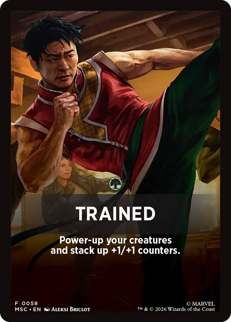 Trained Theme Card [Marvel Super Heroes Commander] | Empire Gaming NC