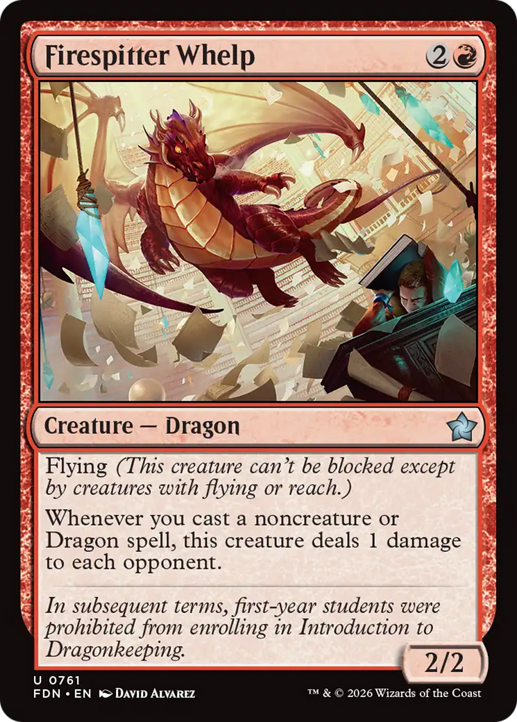 Firespitter Whelp (0761) [Foundations] | Empire Gaming NC