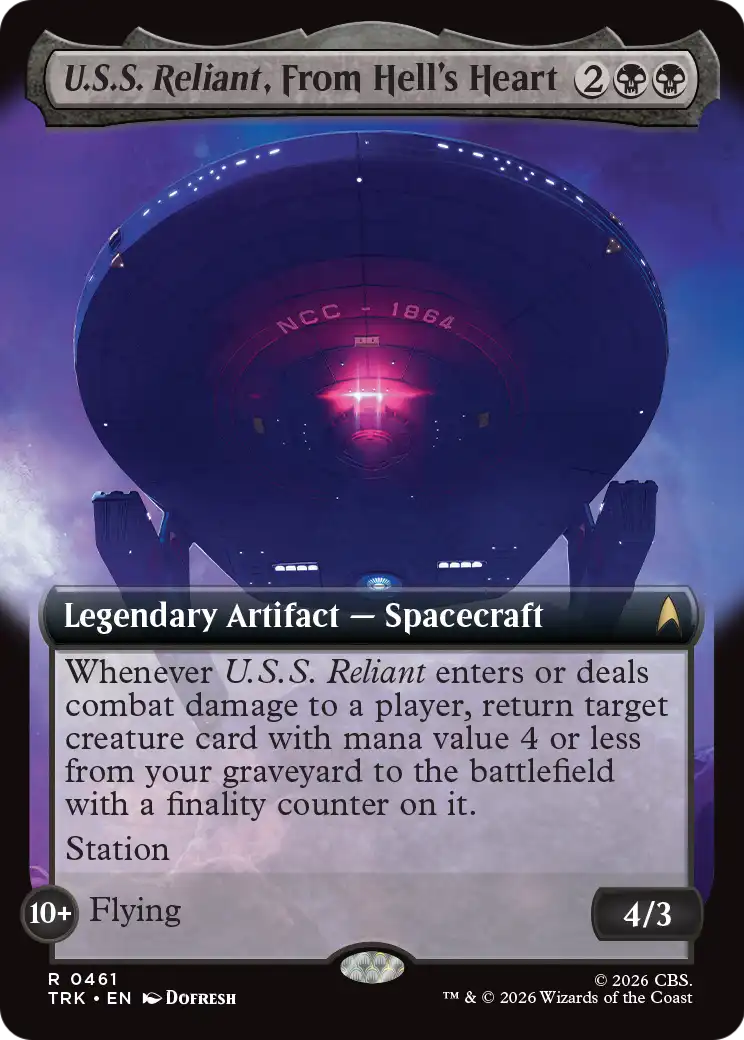 U.S.S. Reliant, From Hell's Heart (Extended Art) [Star Trek] | Empire Gaming NC